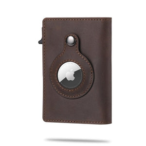 Balerz Airtag Leather Wallet Cardholder 5-12 Smart Slide RFID Slim Blocking