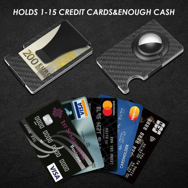 Balerz AirTag Wallet for Men Slim Minimalist RFID Blocking Cardholder