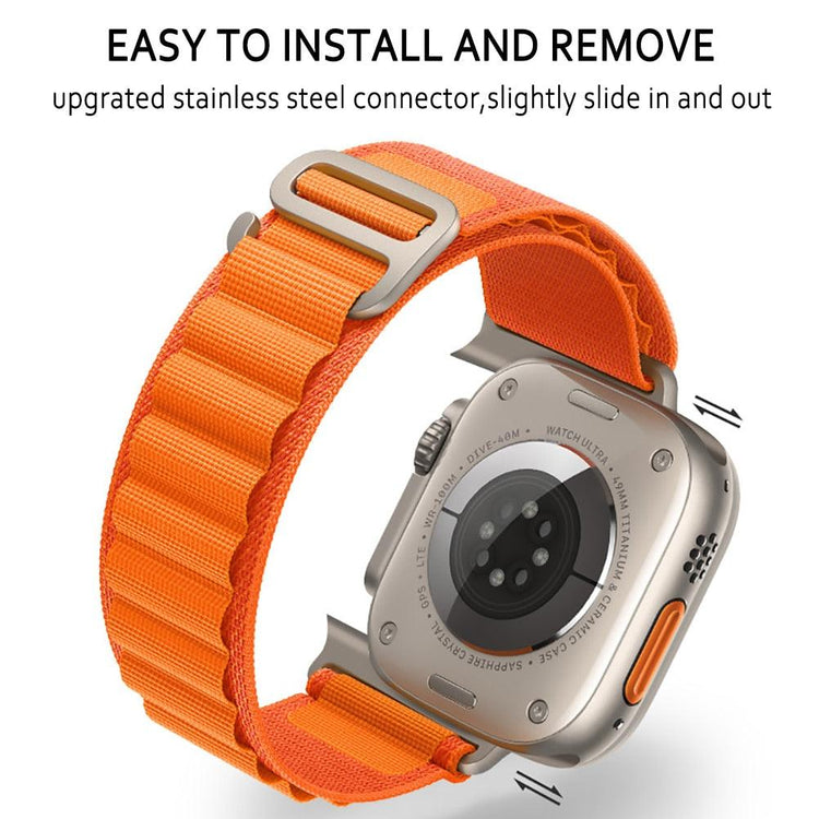 Balerz Apple Series Watch Band Alpine Loop Strap Nylon Wrist Watch Bracelet Belt Iwatch series 3 5 SE 6 7 8 Ultra