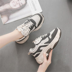 Balerz Autumn Chunky Casual Sneakers Woman's Sports Shoes