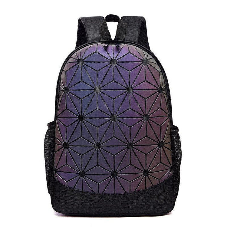Balerz Backpack Women's Korean-style Colorful Laser Backpack Fashion Travel Bag College Student School Bag