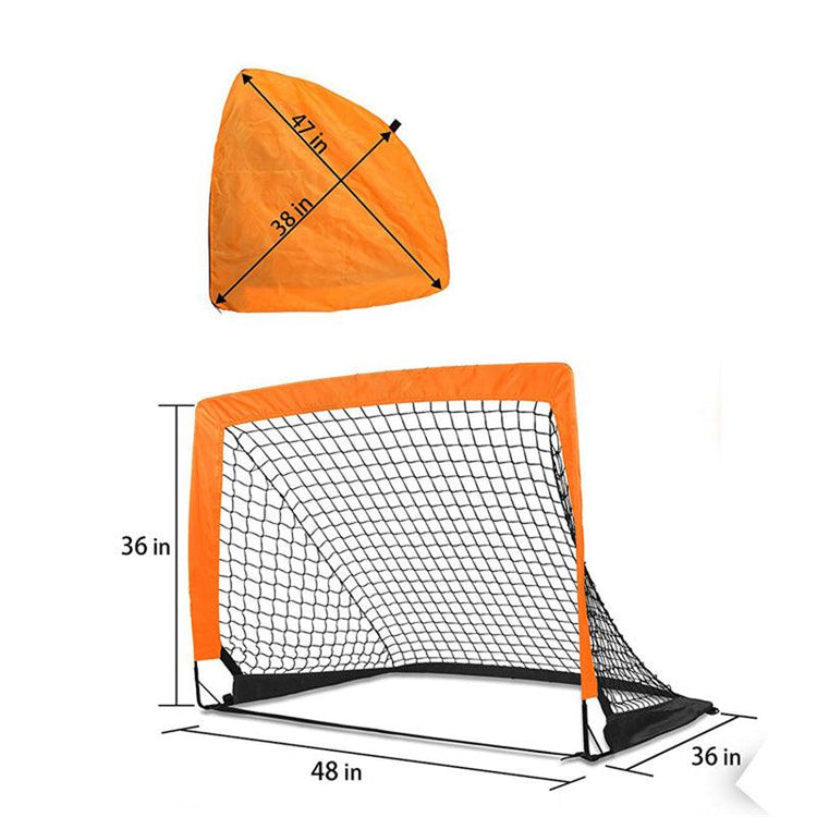Balerz Backyard Soccer Goals Portable Soccer Net Goal Posts Pop Up Folding Indoor Outdoor Goal with Carry Bag