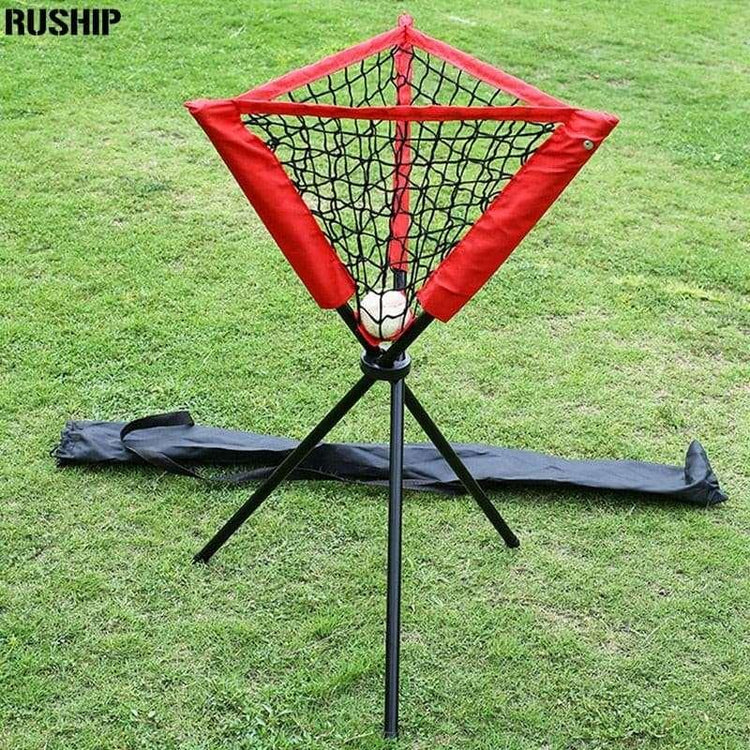 Balerz Baseball Softball Ball Caddy Bag with Stand for Batting Pitching Training