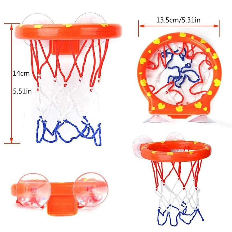 Balerz Bathtub Basketball Hoop & 3 Balls Set for Toddlers Boys Girls
