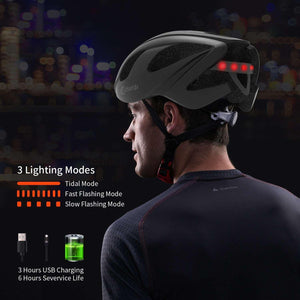 Balerz Bicycle Back Smart Led Lamp Helmet