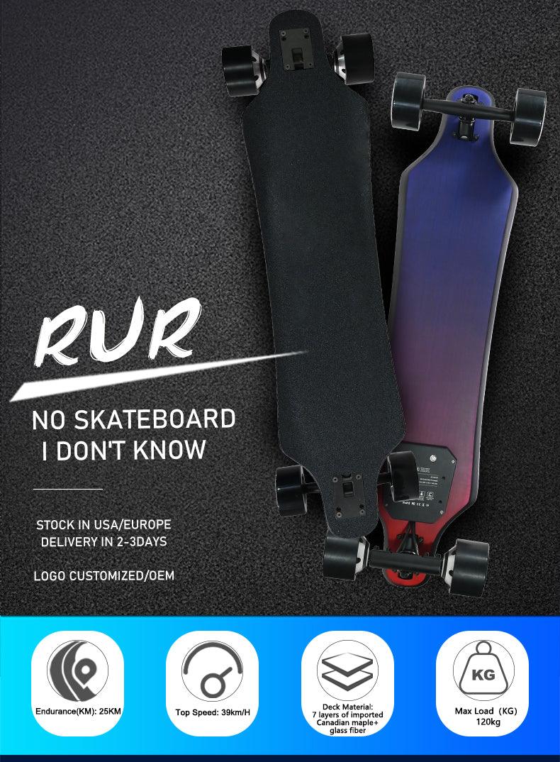 Balerz Built-in Battery Skateboard Thin Strong Colorful Electric Skateboard With Controller