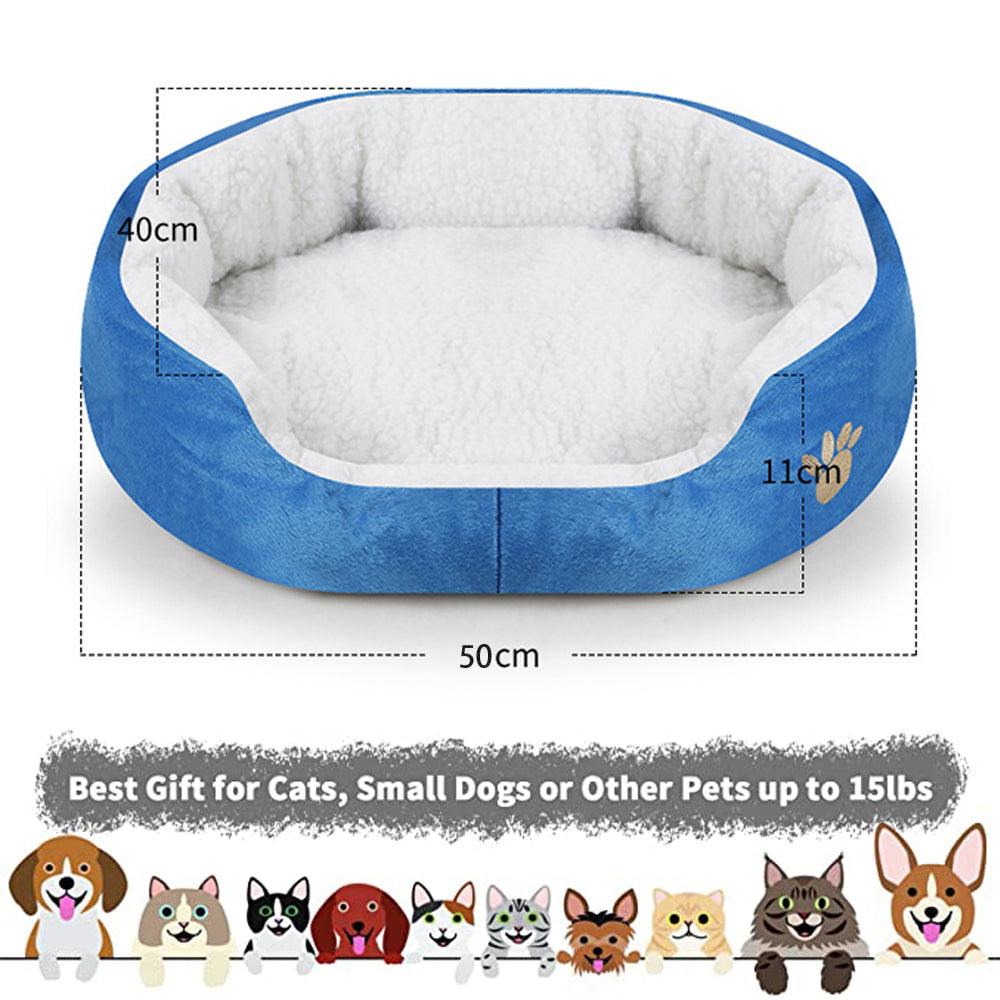 Balerz Cashmere Super Soft Warming Pet Bed Comfy Machine Washable Bed for Your Pet Suitable for Dogs and Cats