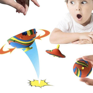 Balerz Children Toys Camouflage Bounce Rubber Popping Bowls Novelty Elastic Hip Hop Jumps Fidget Toys Outdoor Funny Sports Gifts For Kids