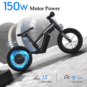 Balerz Electric Powered Children Riding 12inch  Bicycle Toy Kids Balance Dirt Bike For Children