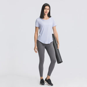 Balerz Fitness yoga wear top seamless sportswear women's t-shirt