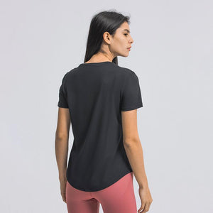 Balerz Fitness yoga wear top seamless sportswear women's t-shirt