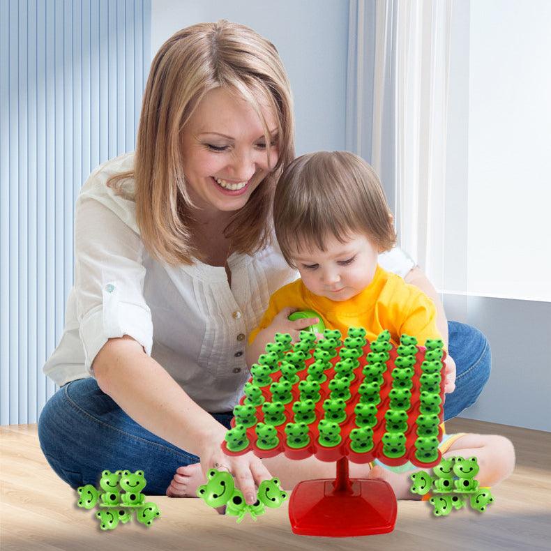 Balerz Frog Balance Tree Desktop Double Game Parent-child Interactive Educational Toy