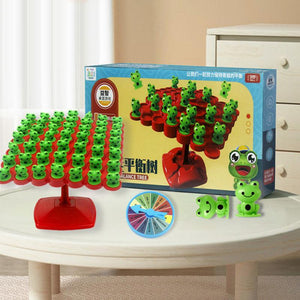 Balerz Frog Balance Tree Desktop Double Game Parent-child Interactive Educational Toy