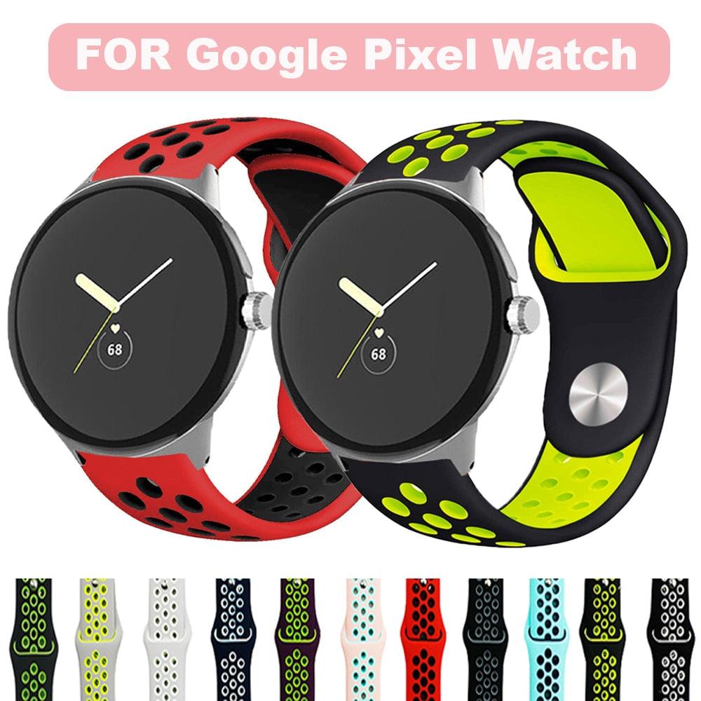 Balerz Google Pixel Watch Band Pixel Watch Active Correa Sport Bracelet Sports Silicone Strap Soft Wrist Watch bands