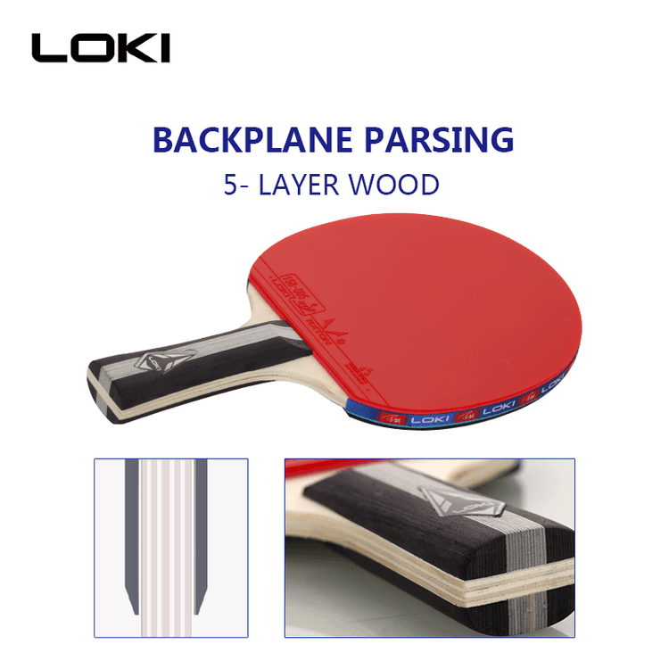 Balerz Loki Ping pong Paddle Racket Bats Set Table Tennis Sets