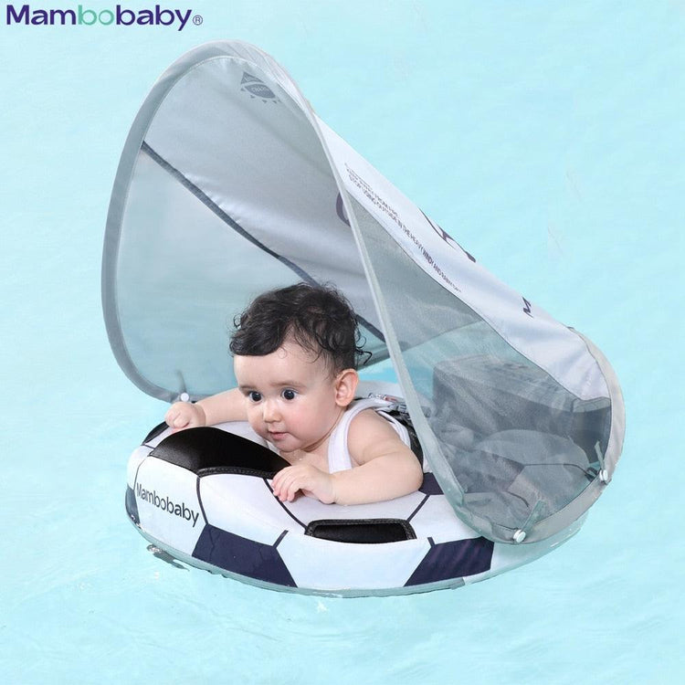 Balerz Mambobaby Baby Float Lying Swimming Rings Infant Waist Swim Ring Toddler Swim Trainer Non-inflatable Buoy Pool Accessories Toys
