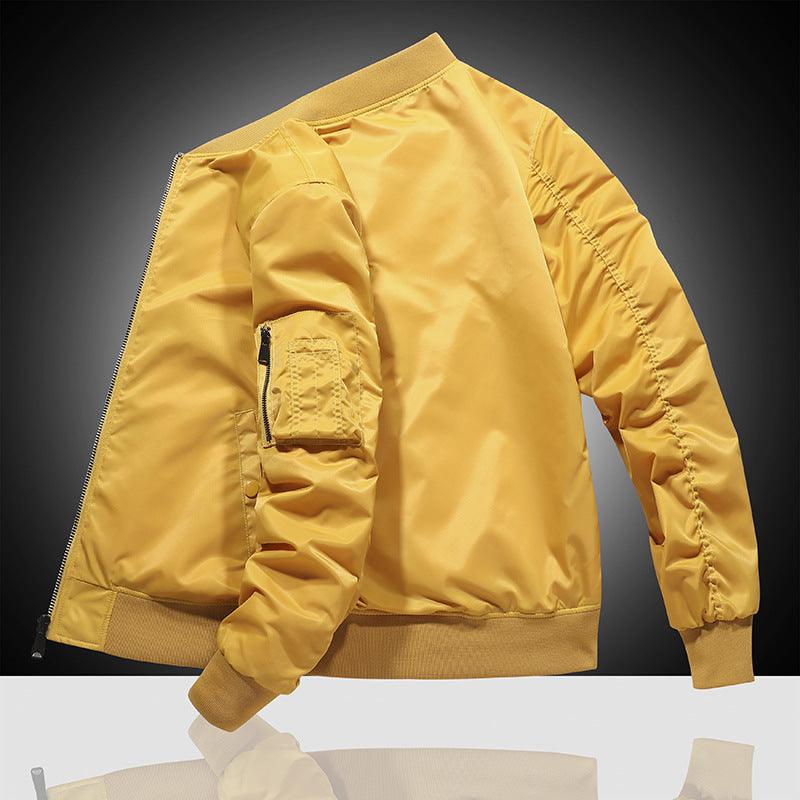 Balerz Men's Flight Jacket Bomber Jackets Unisex Coat Windproof Waterproof Quality Outdoor Autumn
