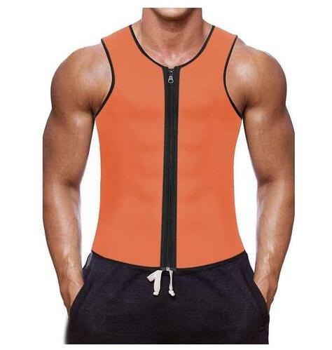 Balerz Men Sweat Sauna Vest Waist Trainer Slim Body Shaper Tank Top Compression Shirt