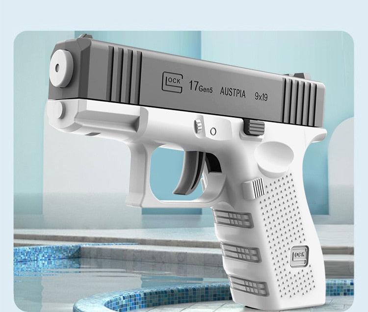 Balerz Mini Manual Water Gun Glock Summer Swimming Water Play Toy Continuous Firing Outdoor Fun