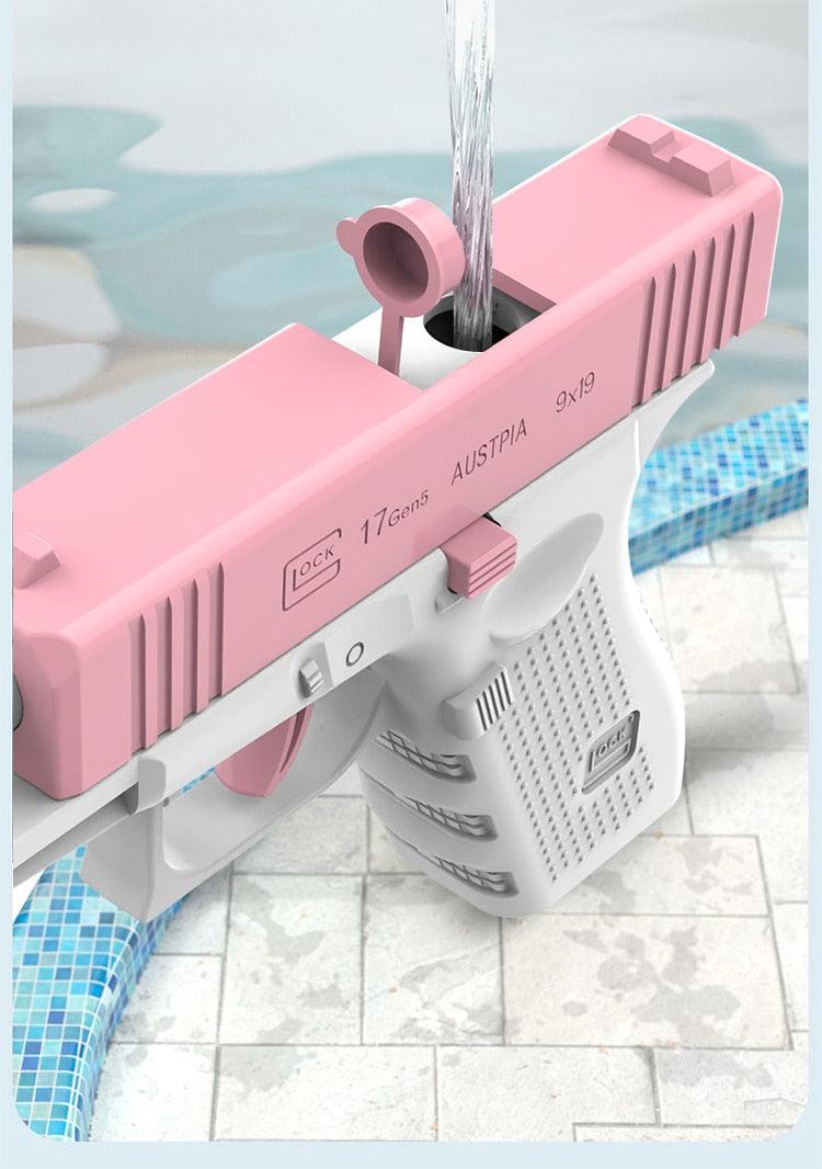 Balerz Mini Manual Water Gun Glock Summer Swimming Water Play Toy Continuous Firing Outdoor Fun