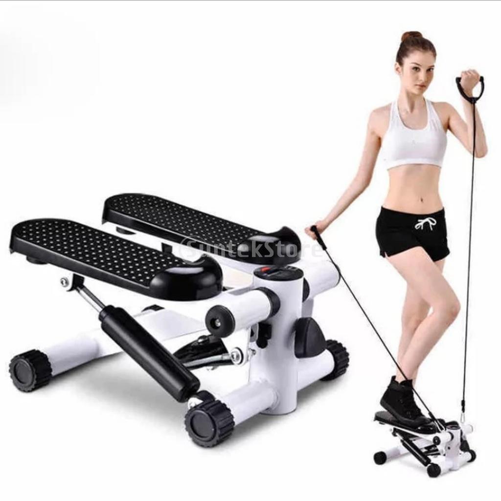 Balerz Multi-function Hydraulic  Pedal Stepper Fitness Machine Treadmill Workout Step Aerobics Home Gym Mini Stepper Exercise Equipment
