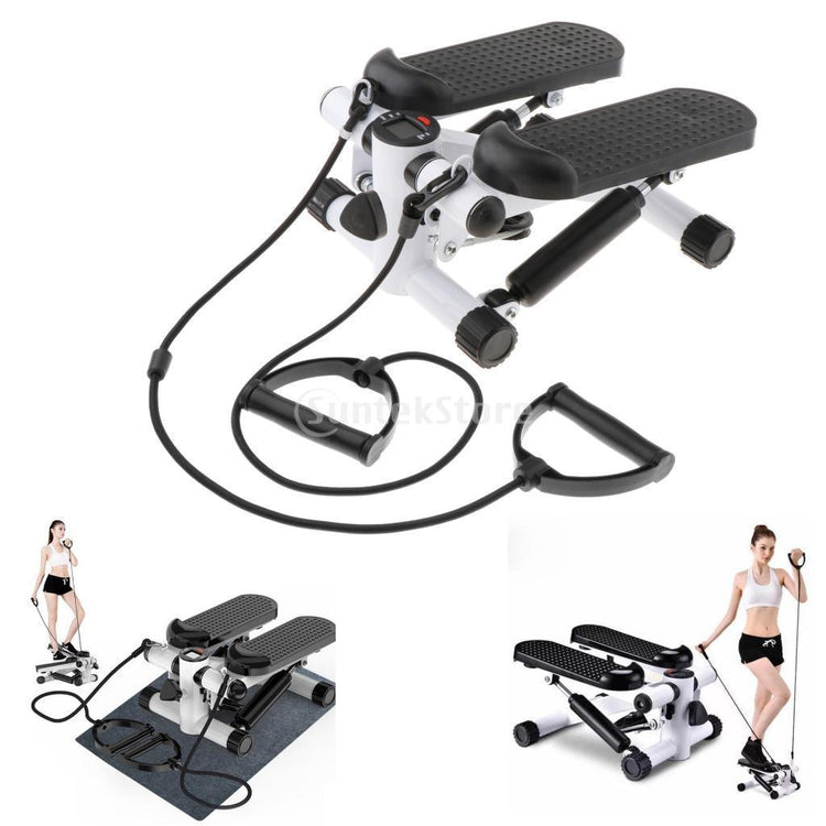 Balerz Multi-function Hydraulic  Pedal Stepper Fitness Machine Treadmill Workout Step Aerobics Home Gym Mini Stepper Exercise Equipment
