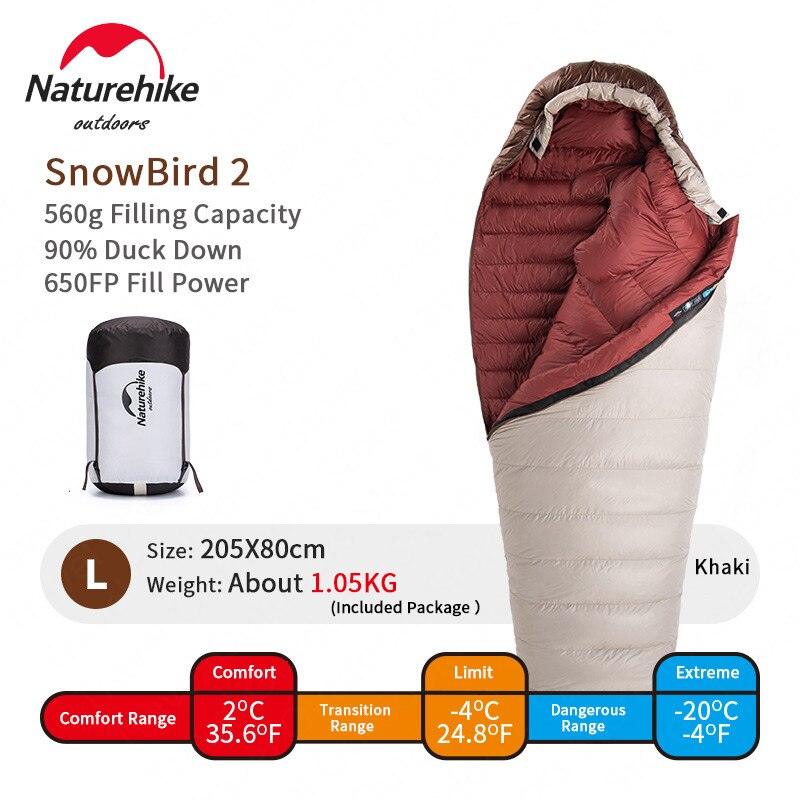 Balerz Naturehike Outdoor Camping White Snowbird 7 Air Mattress Sleeping Bag