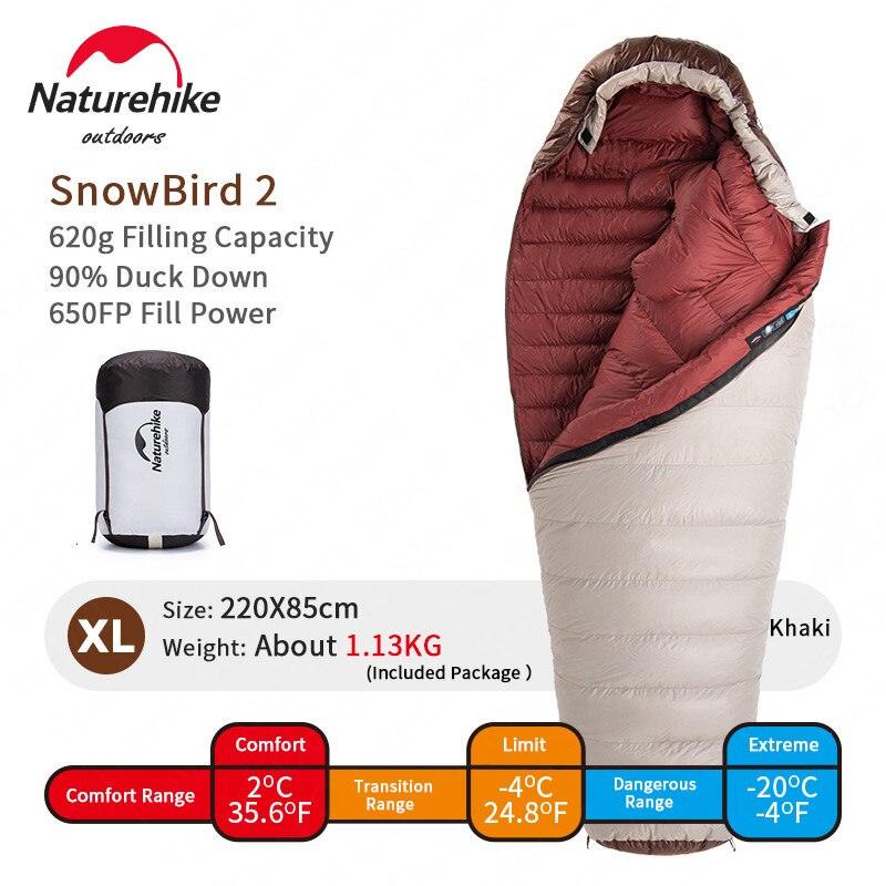 Balerz Naturehike Outdoor Camping White Snowbird 7 Air Mattress Sleeping Bag