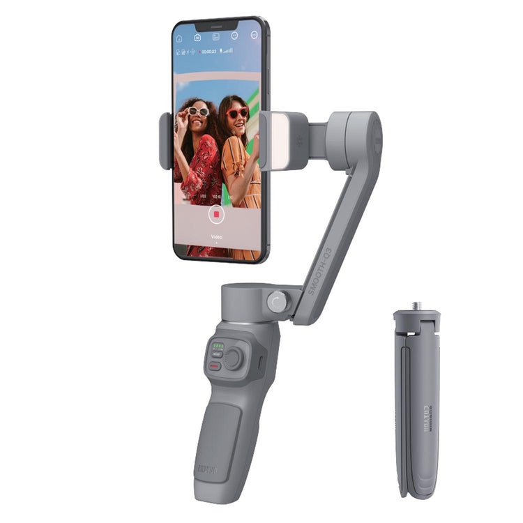 Balerz Original Smooth Q3 Gimbal Stabilizer With Fill Light for Smartphones