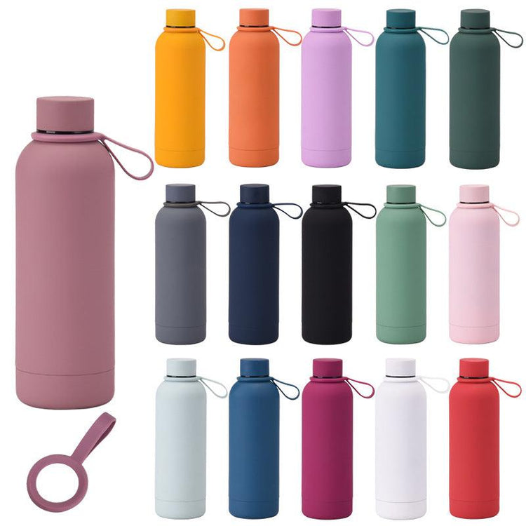 Balerz Outdoor Portable Sport Drink Thermos Water Bottle 500ml Capacity Thermal Flask Vacuum with Handle