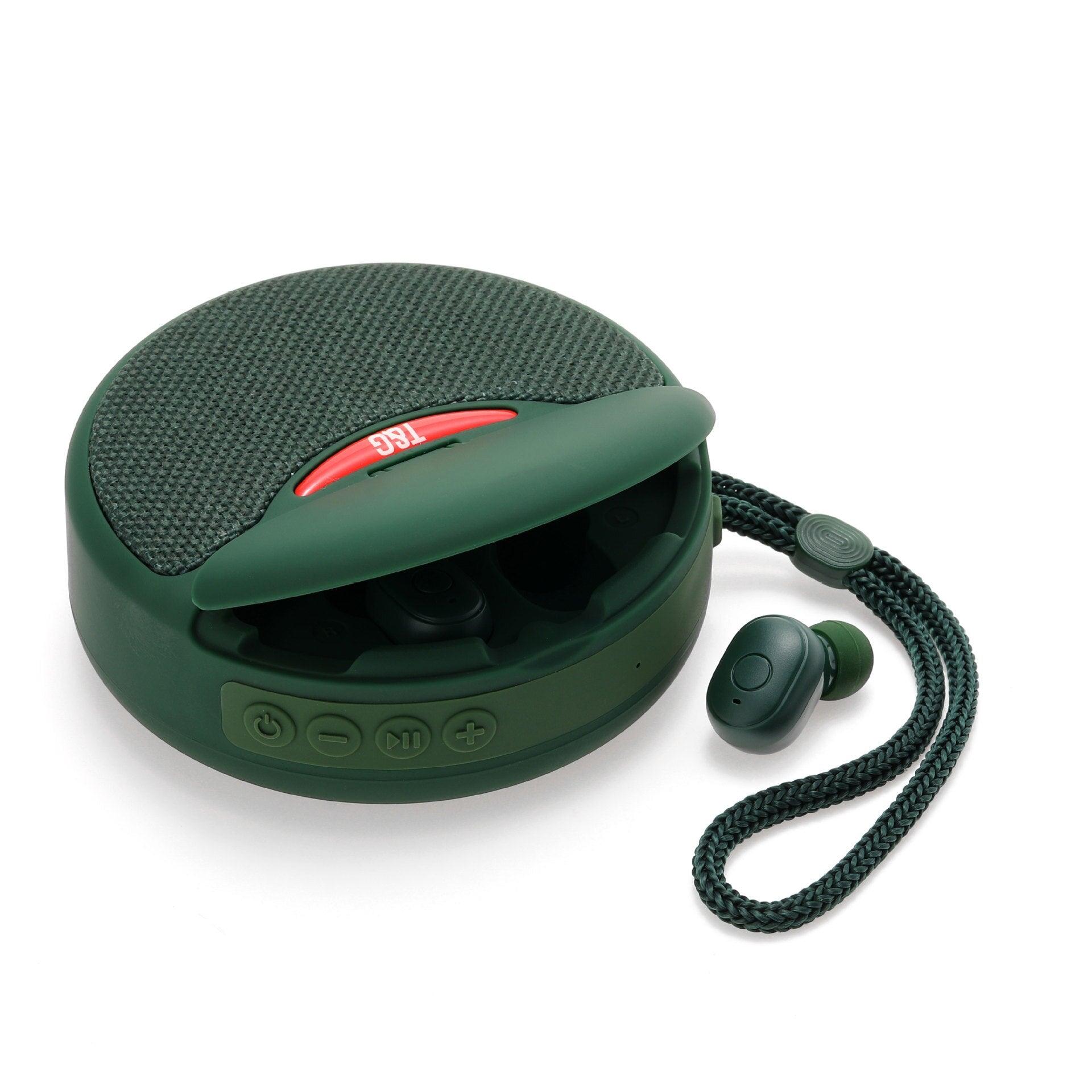 Balerz Portable Bluetooth Speaker Earphones FM Radio Wireless Column AUX USB Loudspeaker Outdoor Waterproof