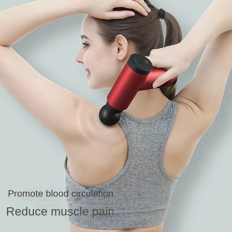 Balerz Portable Vibration Massage Gun Percussion Massager For Deep Tissue Muscle Body Relaxation