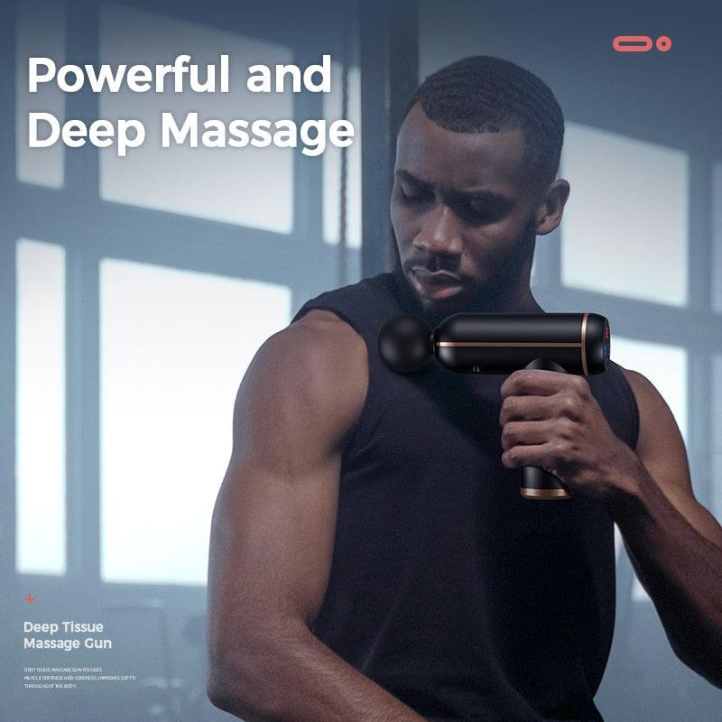 Balerz Portable Vibration Massage Gun Percussion Massager For Deep Tissue Muscle Body Relaxation