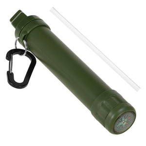Balerz Portable Water Filter Straw Filtration Purifier Camping Hiking Survival Gear 0.01 Micron Activated Carbon Water Filter Straw