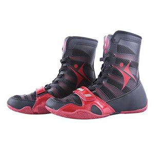 Balerz Professional Boxing Wrestling High Top Shoes Men Sneakers Training Sports Shoes Breathable Non-Slip Boxer Footwear
