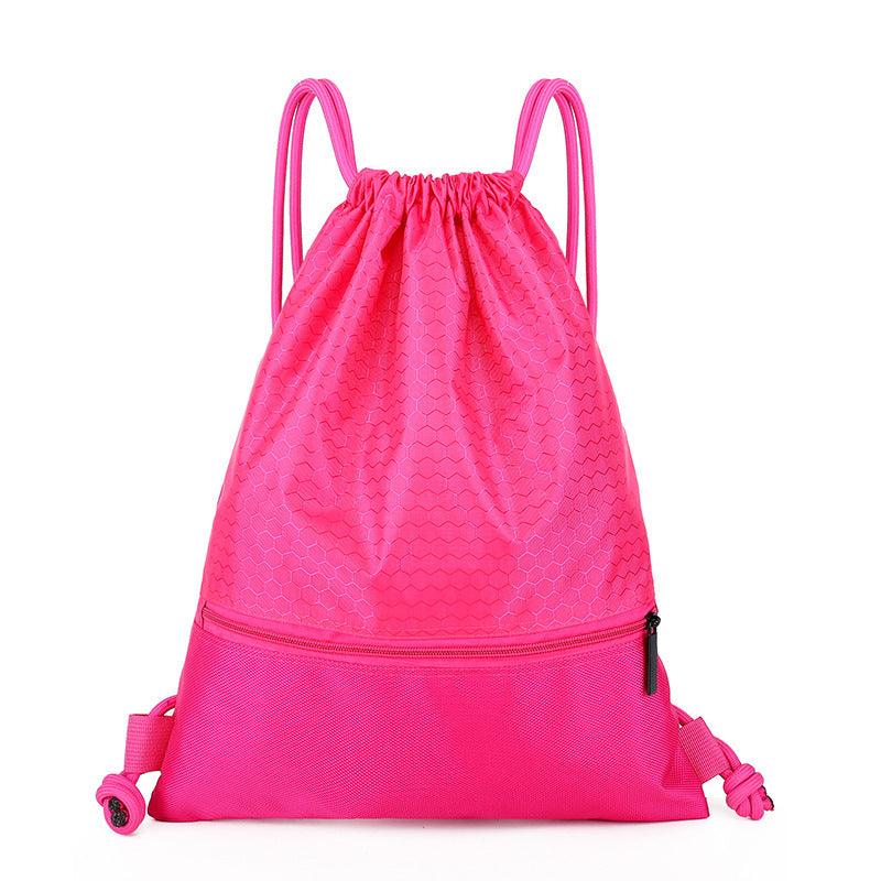 Balerz Pumping Beam Port Drawstring Shoulder Bag Sport Gym Soccer Drawstring Backpack