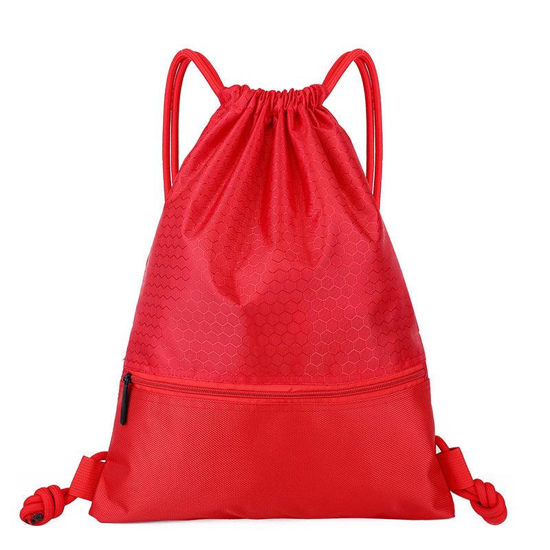 Balerz Pumping Beam Port Drawstring Shoulder Bag Sport Gym Soccer Drawstring Backpack