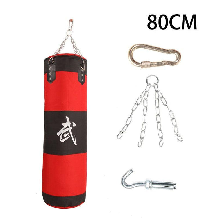Balerz Punching Bag, Outgeek Leather Empty Hanging Chain MMA Martial Art Boxing Training Heavy Bag Kick Bag | Outgeek | Outdoor and Sports