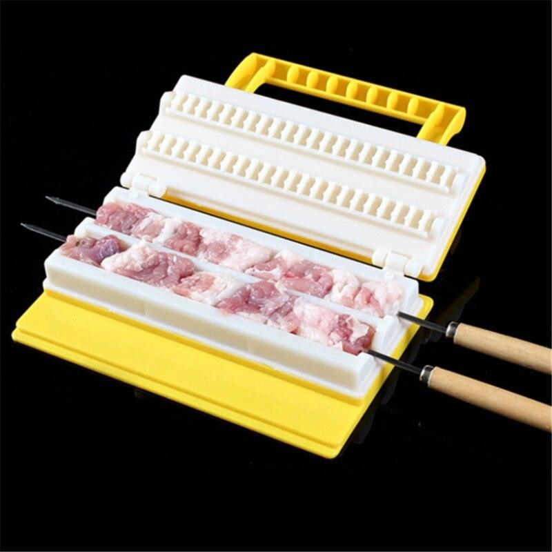 Balerz Rattlesnake Portable Mini Barbecue Drumstick Holder Accessories Camping Grill Automatic Meat Skewer Tools