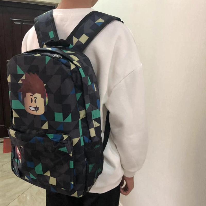 Balerz Roblox Bags Backpack School bag Book Bag Daypack Multicolour