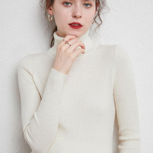 Balerz Slim Knitted Turtleneck Cashmere Sweater