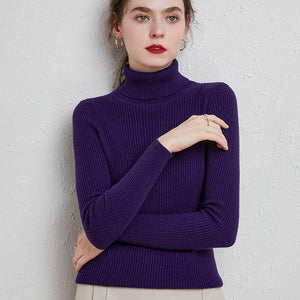 Balerz Slim Knitted Turtleneck Cashmere Sweater