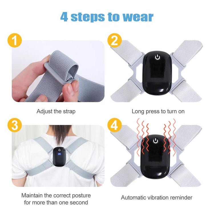 Balerz Smart Correction Belt Sensor Orthosis Invisible Reminder Adult & Child Sitting Posture Hunchback Back Brace Smart Posture Corrector