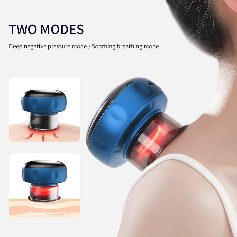 Balerz Smart Cupping Therapy Rechargeable 3-in-1 Electric Self Massage Device
