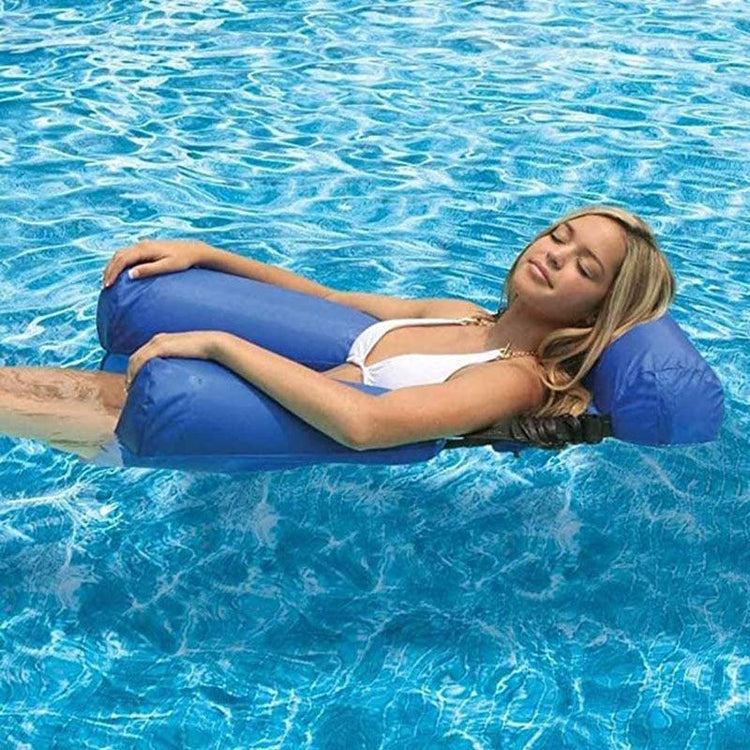 Balerz Summer Inflatable Foldable Floating Row Swimming Pool Water Hammock Air Mattresses Bed Beach Water Sports Lounger Chair