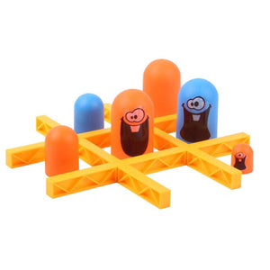 Balerz Surprise Indoor Toy Kids Puzzle Tic Tac Toe Gobblet Gobblers Board Game