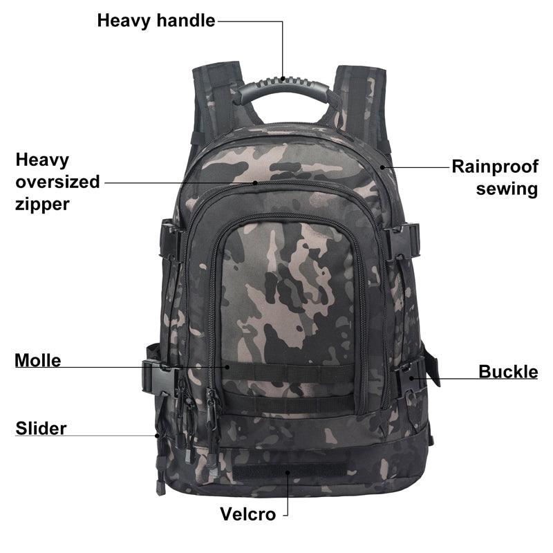 Balerz Tactical Backpack Outdoor Hiking & Camping Military Travel Bags
