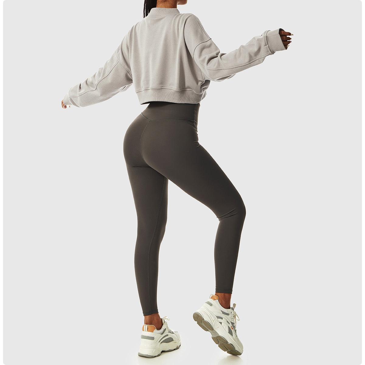Balerz Women's Loose Pullover Yoga Workout Sweatshirt
