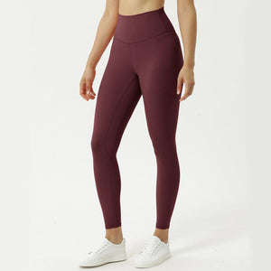 Balerz Women Scrunch Butt High Waist Yoga Soft Purple Leggings
