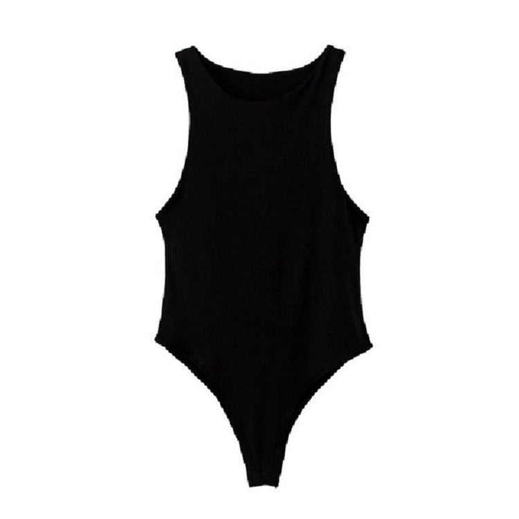 Balerz Women Swimsuit Sexy High Neck Swimming Suit Zipper Crotch Bodysuits